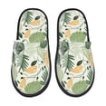 thumbnail image 1 of Slippers for Women, Hawaiian Style Fujiman Womens Slippers Fuzzy Winter House Shoes, Soft Anti-Skid Slippers Indoor and Outdoor, 1 of 5