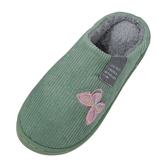 Slippers for Women Indoor And Outdoor Thick Sole Shoes Fuzzy Memory Foam Slip On Couples Womens Slippers