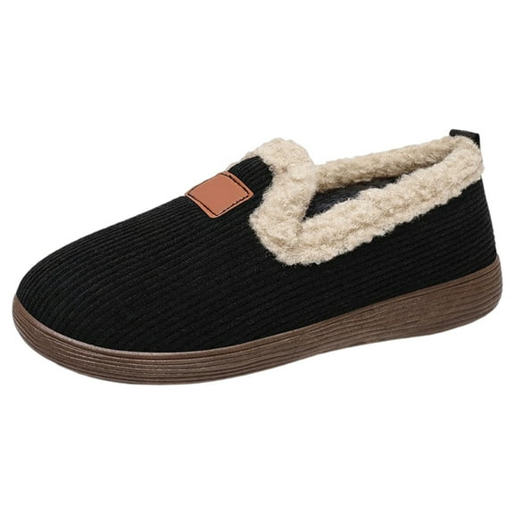 Slippers for Women Indoor Fluffy Slippers Cozy Women's Slippers Autumn Winter Thickened Home Footwear For Casual Comfort