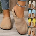 thumbnail image 1 of Slippers for Women Indoor Solid Color Flat Heel Slippers Comfortable Casual Shoes, 1 of 9