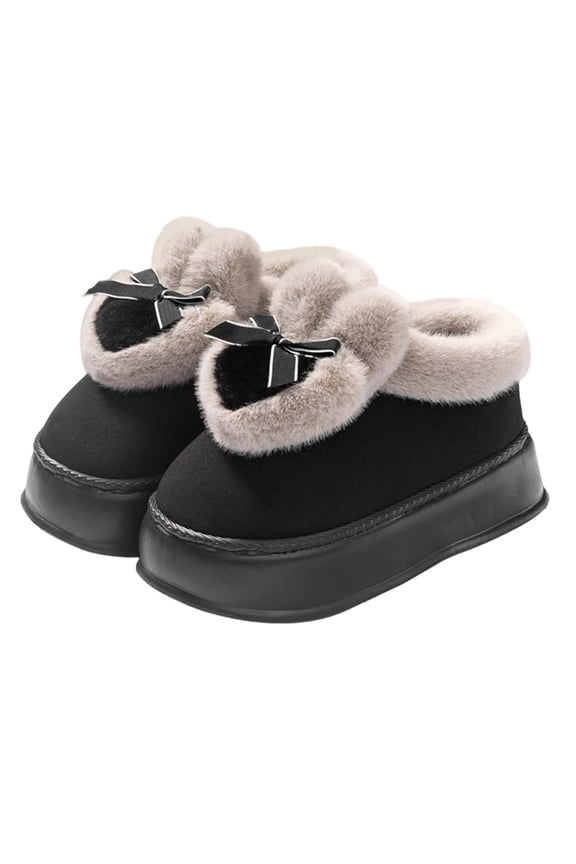 Slippers for Women Indoor Womens House Slippers Memory Foam On Shoes For Winter Warm Lined Indoor Outdoor Slide Mule With Arch Support