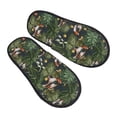thumbnail image 1 of Slippers for Women, Mallard Ducks And Water Womens Slippers Fuzzy Winter House Shoes, Soft Anti-Skid Slippers Indoor and Outdoor, 1 of 7