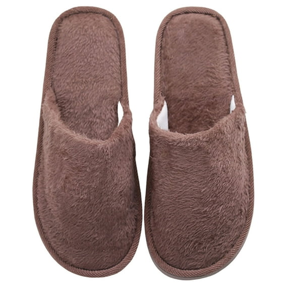 Slippers for Women Memory Foam Non Slip Hotel Shoes Fuzzy Indoor And Outdoor Slip On Fleece Winter Slippers