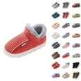 thumbnail image 1 of Slippers for Women Men 2025 Fall Winter Plush Fuzzy Fluffy Non Warm Indoor Slipper House Slippers, 1 of 5