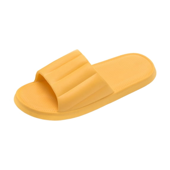 Slippers for Women,Men And Women Shoes Indoor And Outdoor Home Slippers Fashion Cartoon Lightweight Sandals,Womens Slippers,Yellow,7