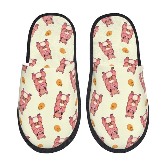 Slippers for Women/Men - Capybaras Easter Eggs Soft Plush Warm Slip-on Slippers House Slippers Indoor House Shoes