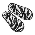 thumbnail image 1 of Slippers for Women/Men - Leopard And Zebra k Soft Plush Warm Slip-on Slippers House Slippers Indoor House Shoes, 1 of 7