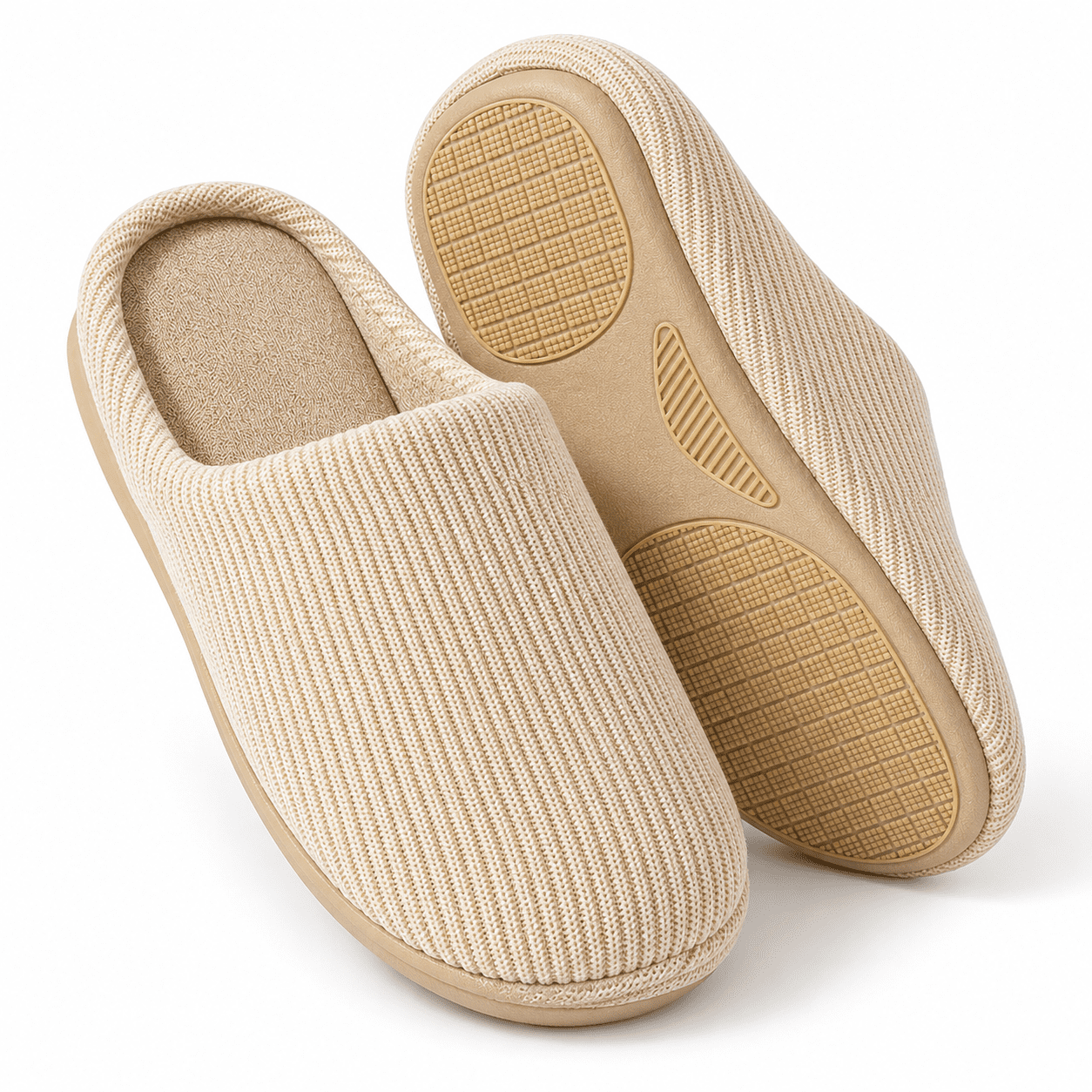 Slippers for Women & Men, Warm Memory Foam Comfy House Slippers with ...