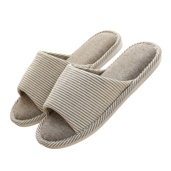 Slippers for Women,Men's And Summer Thick Soled Indoor Non Leisure Bathroom Soft Soled Slippers,Womens Slippers,Coffee,9.5