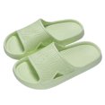 thumbnail image 1 of Slippers for Women,Men's And Summer Thick Soled Indoor Non Leisure Bathroom Soft Soled Slippers,Womens Slippers,Green,6.5, 1 of 8