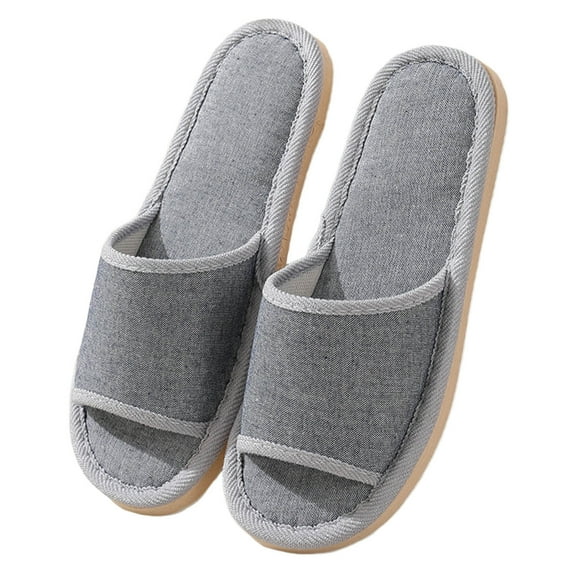 Slippers for Women,Men's And Summer Thick Soled Indoor Non Leisure Bathroom Soft Soled Slippers,Womens Slippers,Light Gray,8.5