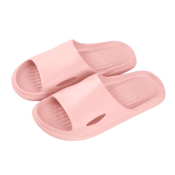 Slippers for Women,Men's And Summer Thick Soled Indoor Non Leisure Bathroom Soft Soled Slippers,Womens Slippers,Pink,7