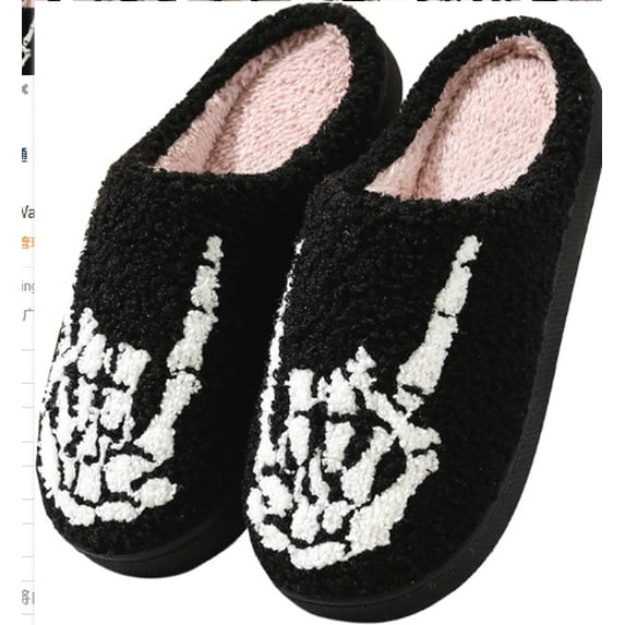 Slippers for Women Men with Memory Foam Warm Fuzzy Cozy Slippers Anti-Slip House Shoes Indoor Outdoor