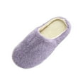 thumbnail image 1 of Slippers for Women Mens Winter Warm Memory Foam Cotton Home Slippers Soft Plush Fleece Slip on House Slippers for Girls Boys Indoor Outdoor Shoes, 1 of 5