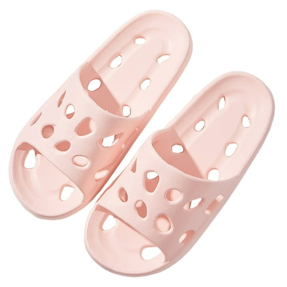 Slippers for Women,On Slippers Water Holey Garden Clogs Outdoor Indoor Shower Sandals,Womens Slippers,Pink,6.5
