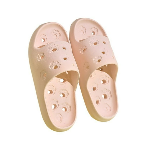 Slippers for Women,On Water Shoes For Bathroom Shower Pool Beach Comfortable Lightweight Indoor Outdoor Slippers,Womens Slippers,Pink,7.5