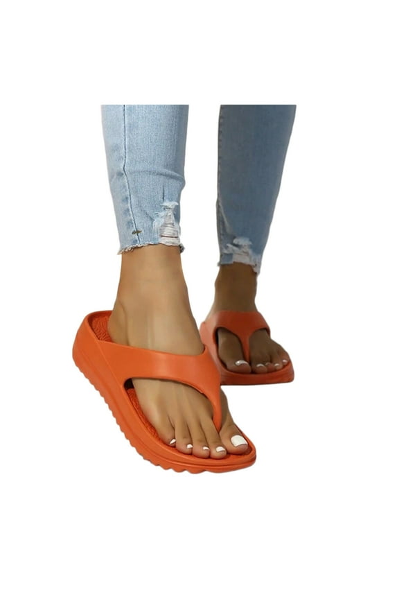 Slippers for Women Orthotic Arch Suppor Non Slip Summer Thong Sandals Soft Foodbed Slide Shoes