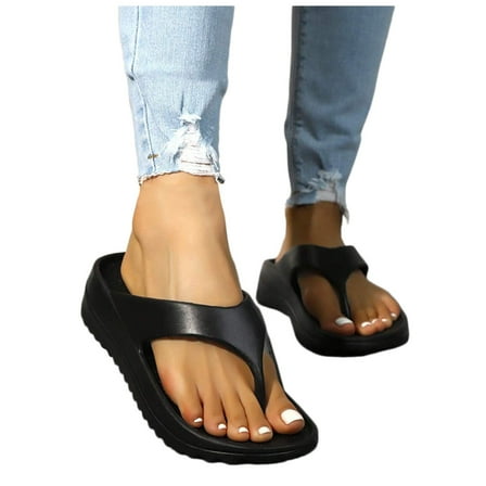 Slippers for Women Orthotic Arch Suppor Non Slip Summer Thong Sandals Soft Foodbed Slide Shoes
