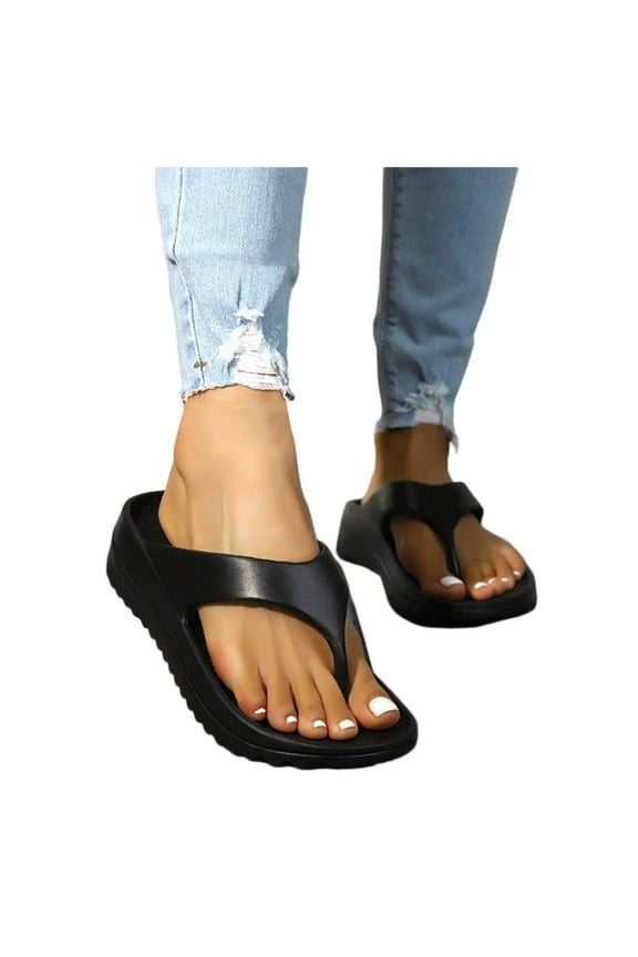 Slippers for Women Orthotic Arch Suppor Non Slip Summer Thong Sandals Soft Foodbed Slide Shoes