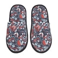 thumbnail image 1 of Slippers for Women, Paisley Print No.J92 Womens Slippers Fuzzy Winter House Shoes, Soft Anti-Skid Slippers Indoor and Outdoor, 1 of 5