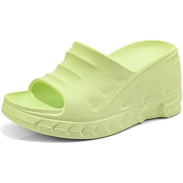 Slippers for Women Sandals Non Slip Quick Drying Thick Sole 8CM Peep Toe Spa Beach Indoor&Outdoor Casual Fashion