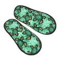 thumbnail image 1 of Slippers for Women, Sea Turtle Womens Slippers Fuzzy Winter House Shoes, Soft Anti-Skid Slippers Indoor and Outdoor, 1 of 7