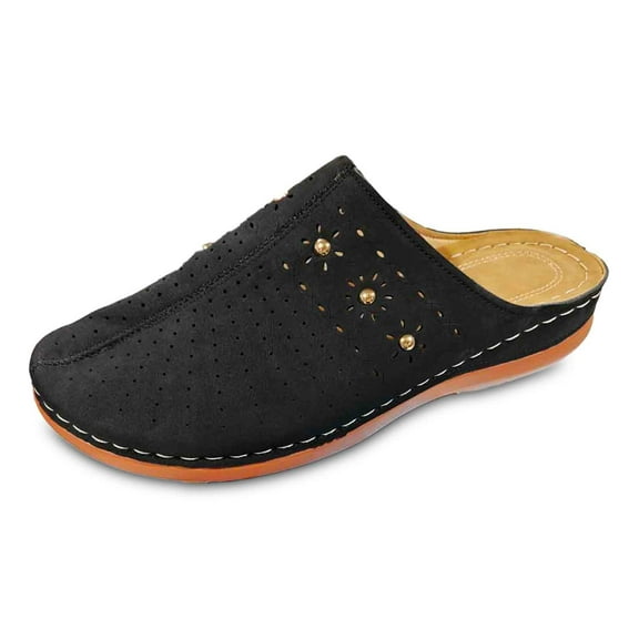 Slippers for Women,Slippers Comfortable Casual Footwear With Closed Toe Design For Beach And Everyday Activities,Womens Slippers,Black,7