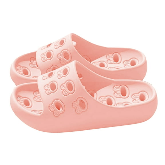 Slippers for Women,Slippers Indoor Outdoor Bathroom Shower Sandals Comfortable Slides For Home Hotel Use,Womens Slippers,Pink,7.5-7.5