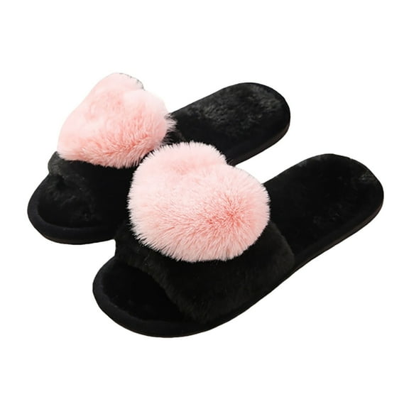 Slippers for Women,Slippers Indoor Soft Fuzzy Shoes With Sole Comfortable Home Footwear For Daily Relaxation,Womens Slippers,Light Pink,43