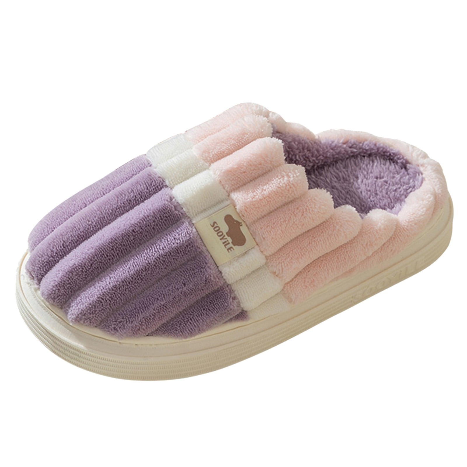 Stormdoing Slippers for Women Soft Warm Casual Fluffy Breathable House Slippers,Creative Gifts for Women Mom Girlfriend, Women's, Size: 7.5, Pink