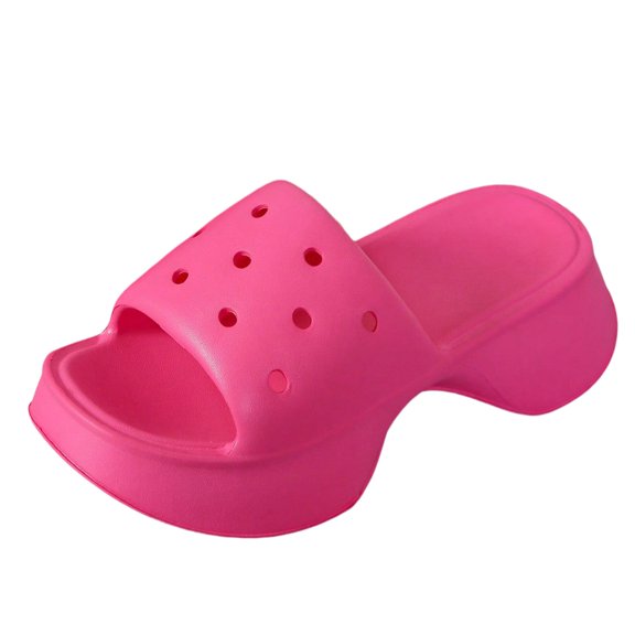 Slippers for Women,Summer Slippers Home Footwear Indoor Outdoor Shoes Ladies Slides Cute Slippers,Womens Slippers,Hot Pink,6