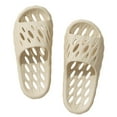 thumbnail image 1 of Slippers for Women,Summer Slippers Indoor Outdoor Bathroom Shower Comfortable Slide Sandals Shoes For Ladies,Womens Slippers,Beige,7.5, 1 of 3