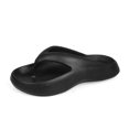 thumbnail image 1 of Slippers for Women,Summer Thick Sole Flip Flops Sandals For Outdoor Vacation Beach Travel Comfortable Toe Post On Slippers,Womens Slippers,Black,8, 1 of 7