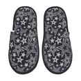 thumbnail image 1 of Slippers for Women, White Star Womens Slippers Fuzzy Winter House Shoes, Soft Anti-Skid Slippers Indoor and Outdoor, 1 of 5
