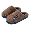 thumbnail image 1 of Slippers for Women Winter Memory Foam Soft Thick Sole Fashion Fuzzy Indoor Outdoor Bedroom House Shoes Coffee 8.5, 1 of 5