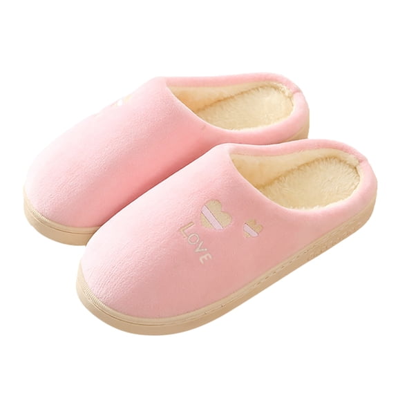 Slippers for Women,Winter Slippers Cozy Indoor Footwear And Men With Warm Comfort Design,Womens Slippers,Pink,6.5