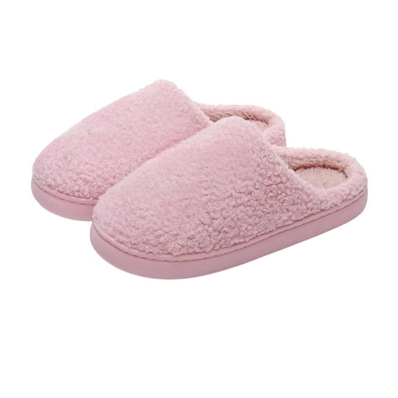 Slippers for Women,Winter Slippers Cozy Indoor Footwear for Her Soft Shoes With On Comfort for Cold Weather Seasons,Womens Slippers,Pink,8