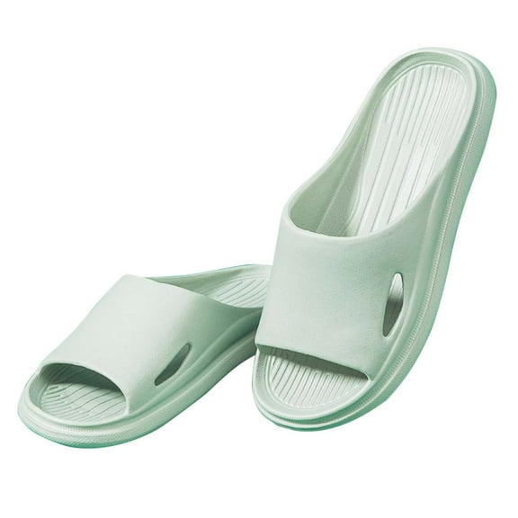 Slippers for Women and Men Comfort Non-Slip Shower Sandals Indoor and Outdoor Use Quick Drying Pool Party Home Green Sandals Women