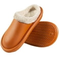 thumbnail image 1 of Kushionstock Slippers for Women and Men House Shoes Indoor Outdoor, Orange Size W8-8.5 M6-7, 1 of 7