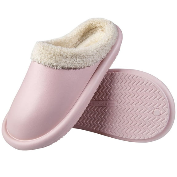 Kushionstock Slippers for Women and Men House Shoes Indoor Outdoor, Pink Size W6-7 M4.5-5.5