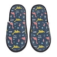thumbnail image 1 of Slippers for Women, cute little Dinosaur Womens Slippers Fuzzy Winter House Shoes, Soft Anti-Skid Slippers Indoor and Outdoor, 1 of 5