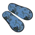thumbnail image 1 of Slippers for Women, stingrays Hammerhead shark anchor Womens Slippers Fuzzy Winter House Shoes, Soft Anti-Skid Slippers Indoor and Outdoor, 1 of 7