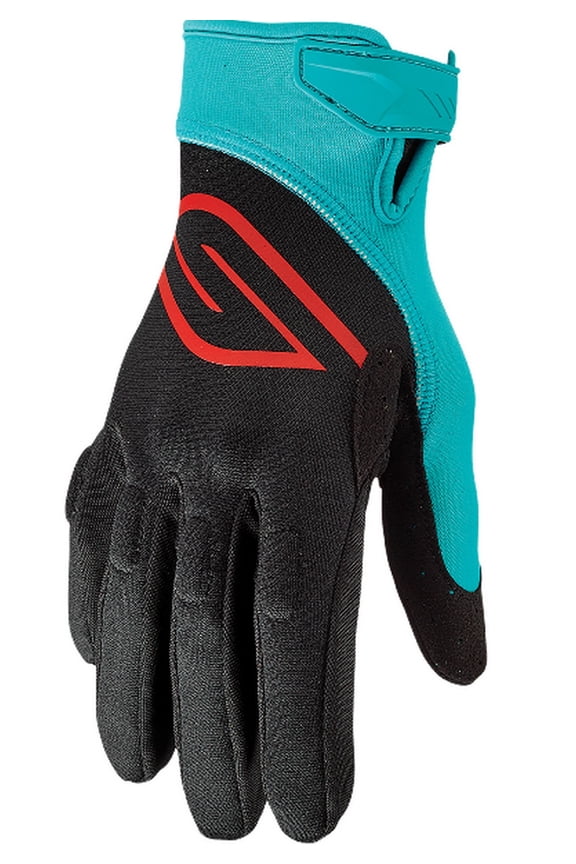 Slippery Circuit Mens Watersport Wetsuit Gloves Black/Aqua LG