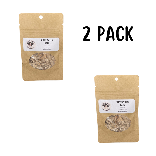 Slippery Elm Bark Loose Leaf Herbal Tea for Stomach Ulcers and GI Tract