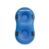 Slippery Racer AirDual Inflatable Snow Tube Sled for 2 Riders, Blue