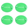thumbnail image 1 of Slippery Racer Downhill Pro Adult/Kid Saucer Disc Snow Sled, Green (4 Pack), 1 of 5