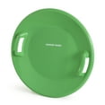 thumbnail image 1 of Slippery Racer Downhill Pro Adults and Kids Plastic Saucer Disc Snow Sled, Green, 1 of 5