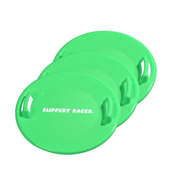 Slippery Racer Downhill Pro Disc Saucer Sled - 3 PACK