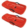 thumbnail image 1 of Slippery Racer Downhill Thunder Kids Toddler Toboggan Snow Sled (2 Pack), 1 of 6