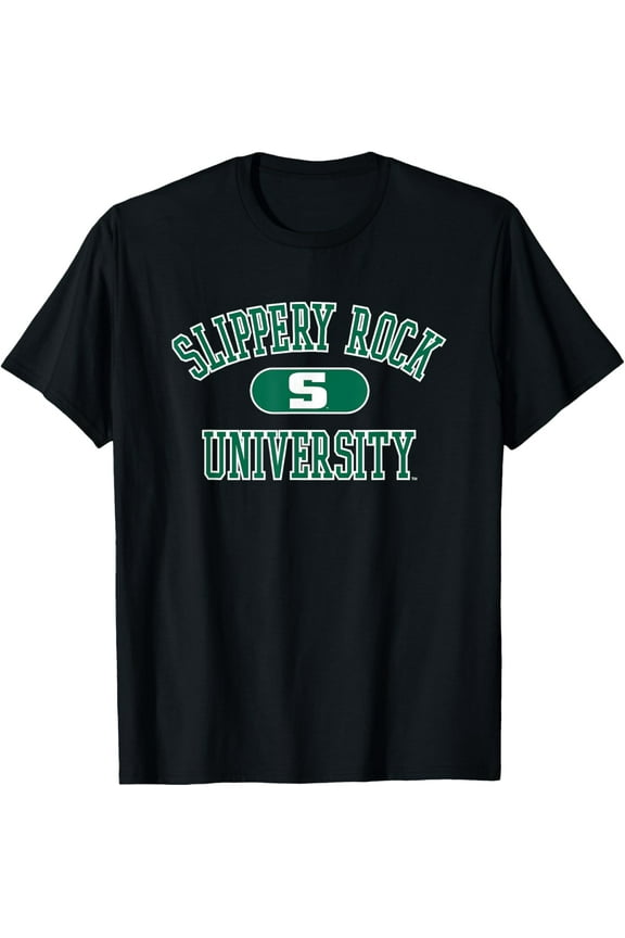 Slippery Rock The Rock Varsity Logo Officially Licensed T-Shirt